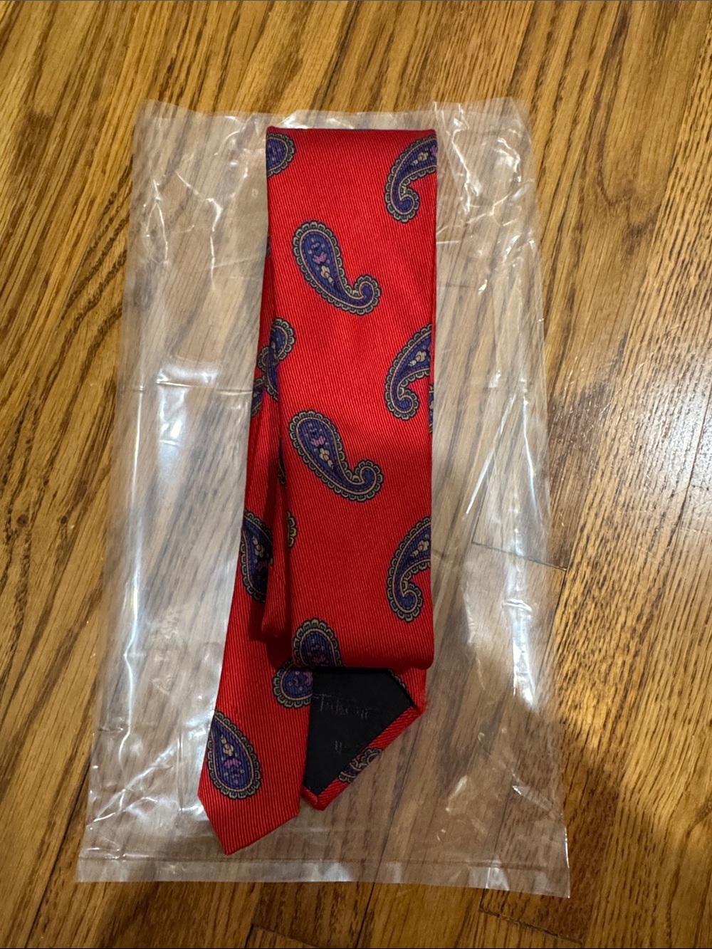 Robert Talbott Red Tie with Paisley